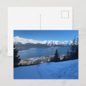 Winterwandeling met uitzicht op Seward Briefkaart (Voorkant / Achterkant)