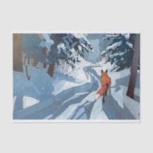 Winterwandeling Thuis, Besneeuwde Eenzame Vos