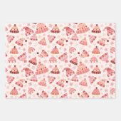 Winterwanten & Petten Inpakpapier Vel (Voorkant)