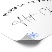 Winterwarm op bij het Poster van de Warm Chocolate (Hoek)