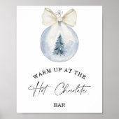 Winterwarm op bij het Poster van de Warm Chocolate (Voorkant)