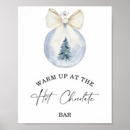 Winterwarm op bij het Poster van de Warm Chocolate