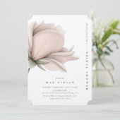 Winterwarmte Single Big Floral Vrijgezellenfeest Kaart (Staand voorkant)