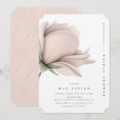 Winterwarmte Single Big Floral Vrijgezellenfeest Kaart (Voorkant / Achterkant)