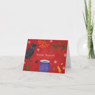 Winterwarmte, Winterverhalen collectie Feestdagen Kaart