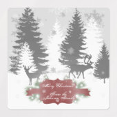 winterwaslabel - rood labels (Design 2)