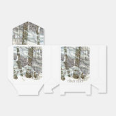 Winterwaterschilderij Bedankdoosjes (Uitgevouwen)