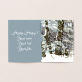 Winterwaterschilderij Folie Kaarten (Binnen)