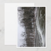 Winterwaterval Feestdagenkaart (Voorkant / Achterkant)