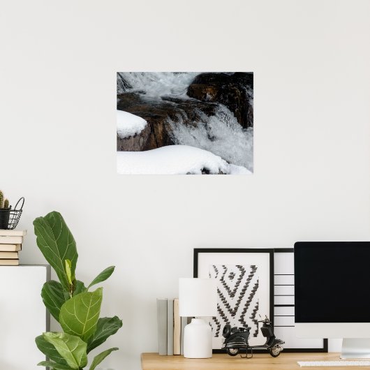 Winterwaterval Poster (Thuiskantoor)