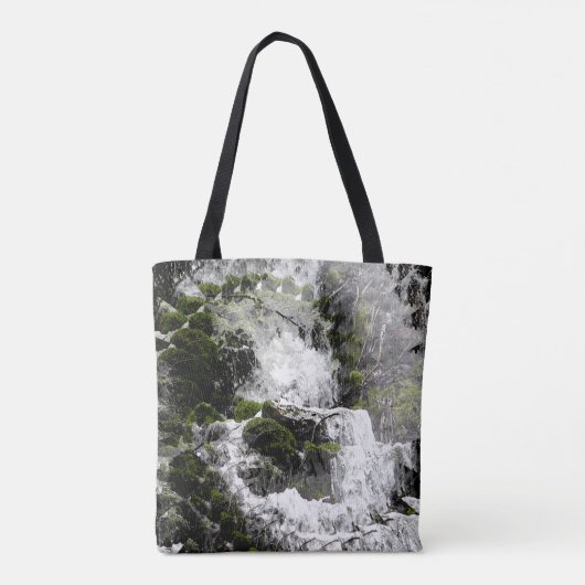 Winterwaterval....... Tote Bag (Achterkant)