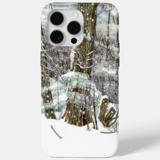 WinterWaterverf Case-Mate iPhone Case (Achterkant)