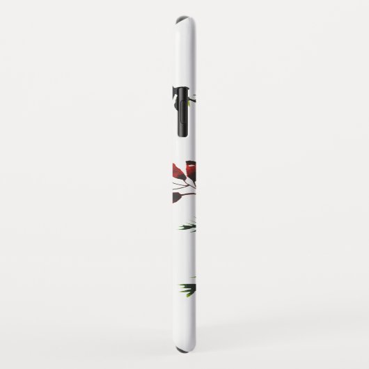 WinterWaterverf Elegant Floral  Monogram Case-Mate iPhone Case (Achterkant/rechts)