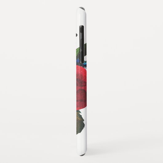 WinterWaterverf Elegant Floral  Monogram Case-Mate iPhone Case (Achterkant/links)