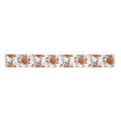 WinterWaterverf Floral Ribbon Satijnen Lint (Voorkant)