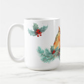 WinterWaterverf Kardinaal haar met Holly Koffiemok (Links)