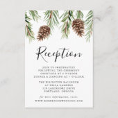 WinterWaterverf Pinecone Weddenschappen Informatiekaartje (Voorkant)