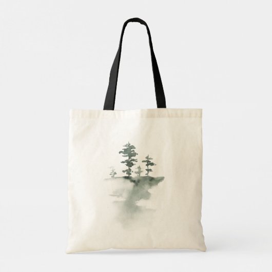WinterWaterverf Tote Bag (Achterkant)