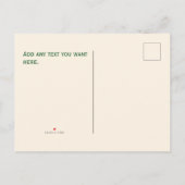 Winterweddenschappen bewaren het Briefkaart Datum (Achterkant)