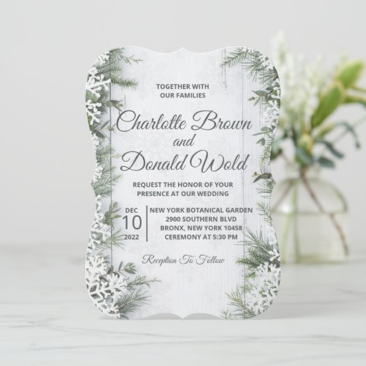  winterweddenschappen kaart (Staand voorkant)