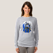 Winterweer en lucht trendy t-shirt (Voorkant volledig)