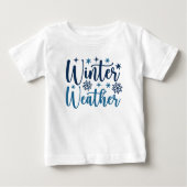 Winterweer - Snowy Holiday Typography (Voorkant)