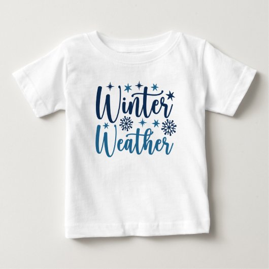 Winterweer - Snowy Holiday Typography (Voorkant)