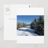 Winterweg Briefkaart (Voorkant / Achterkant)