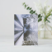 winterweg briefkaart (Staand voorkant)