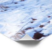 Winterweg Foto Afdruk (Hoek)