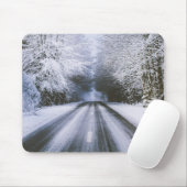 winterweg muismat (Met muis)