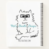 Winterwensen op een Star-laptop Notitieboek (Achterkant)