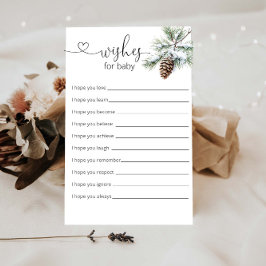 Winterwensen voor Baby shower Baby