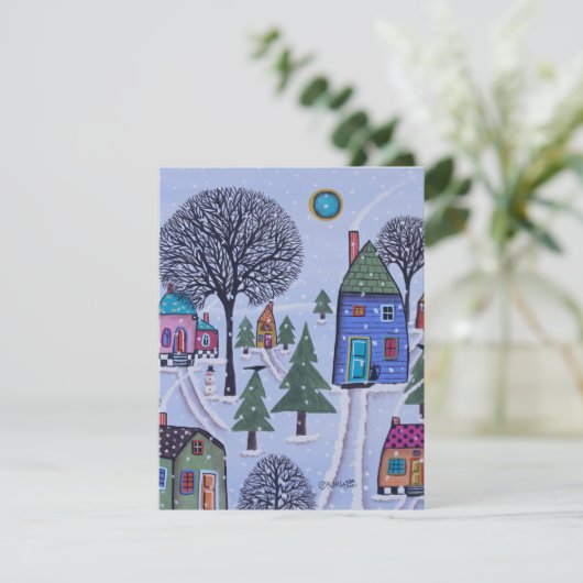 WinterWenskaart (Staand voorkant)