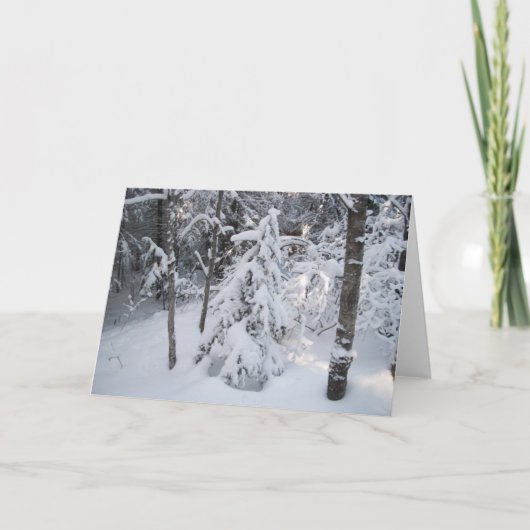 WinterWenskaart Kaart (Voorkant)