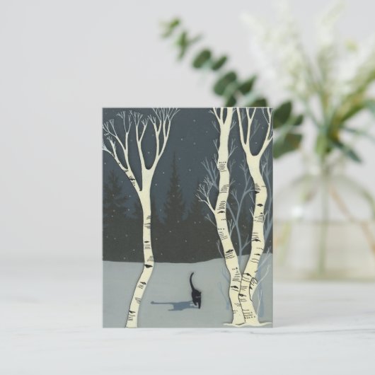 WinterWenskaart Kaart (Staand voorkant)