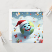 WinterWenskaart Kaart (Voorkant / Achterkant in situ)