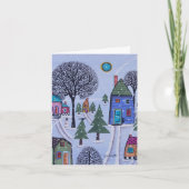 WinterWenskaart Notitiekaartje (Voorkant)