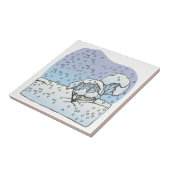 Winterwereld Tegeltje (Zijkant)