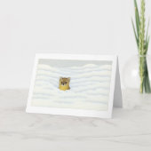 Winterwezel - Kerstkaart Kaart (Voorkant)