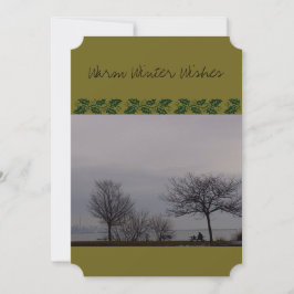 Winterwijken (met hond) van RoseWrites Kaart