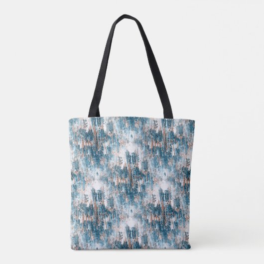 Winterwilde bloemen.... tote bag (Achterkant)