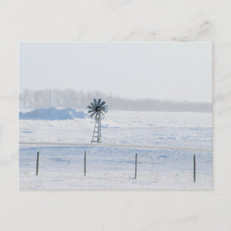 winterwindmolen briefkaart