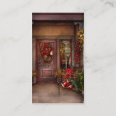 Winterwinkel - geperst voor de feestdagen visitekaartje (Achterkant)