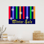 Winterwinkelbord Poster (Keuken)