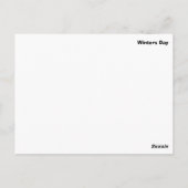 Winterwinter Briefkaart (Achterkant)