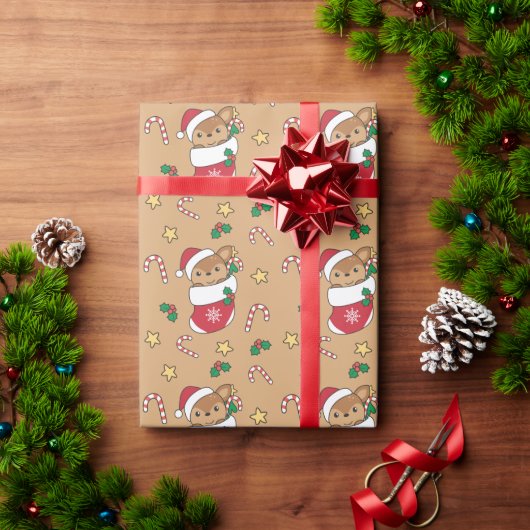 winterwinterdieren in de winter cadeaupapier (Feestdagen Geschenken)