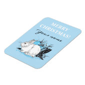 Winterwitte haas magneet (Linkerzijde)