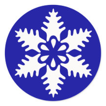 Winterwitte kerst Snowflake
