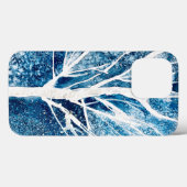 Winterwitte vogelboom Kerstmis Case-Mate iPhone Case (Achterkant (horizontaal))